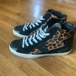 Philippe Model leopard hightops.  Size 38